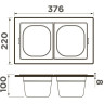Контейнер OMOIKIRI DC-04-2-IN нержавеющая сталь 4999084